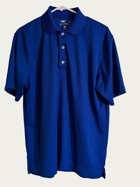 Men's Medium Royal Blue Polo Shirt by Ease